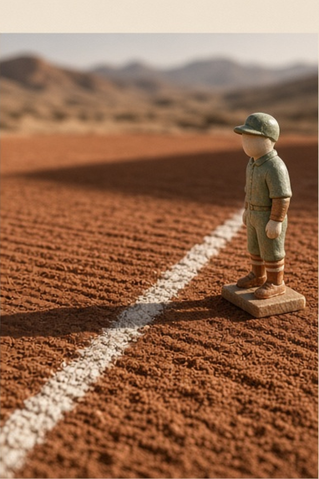 Ceramic field boundary scene